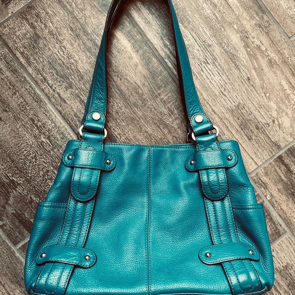 Tignanello teal purse